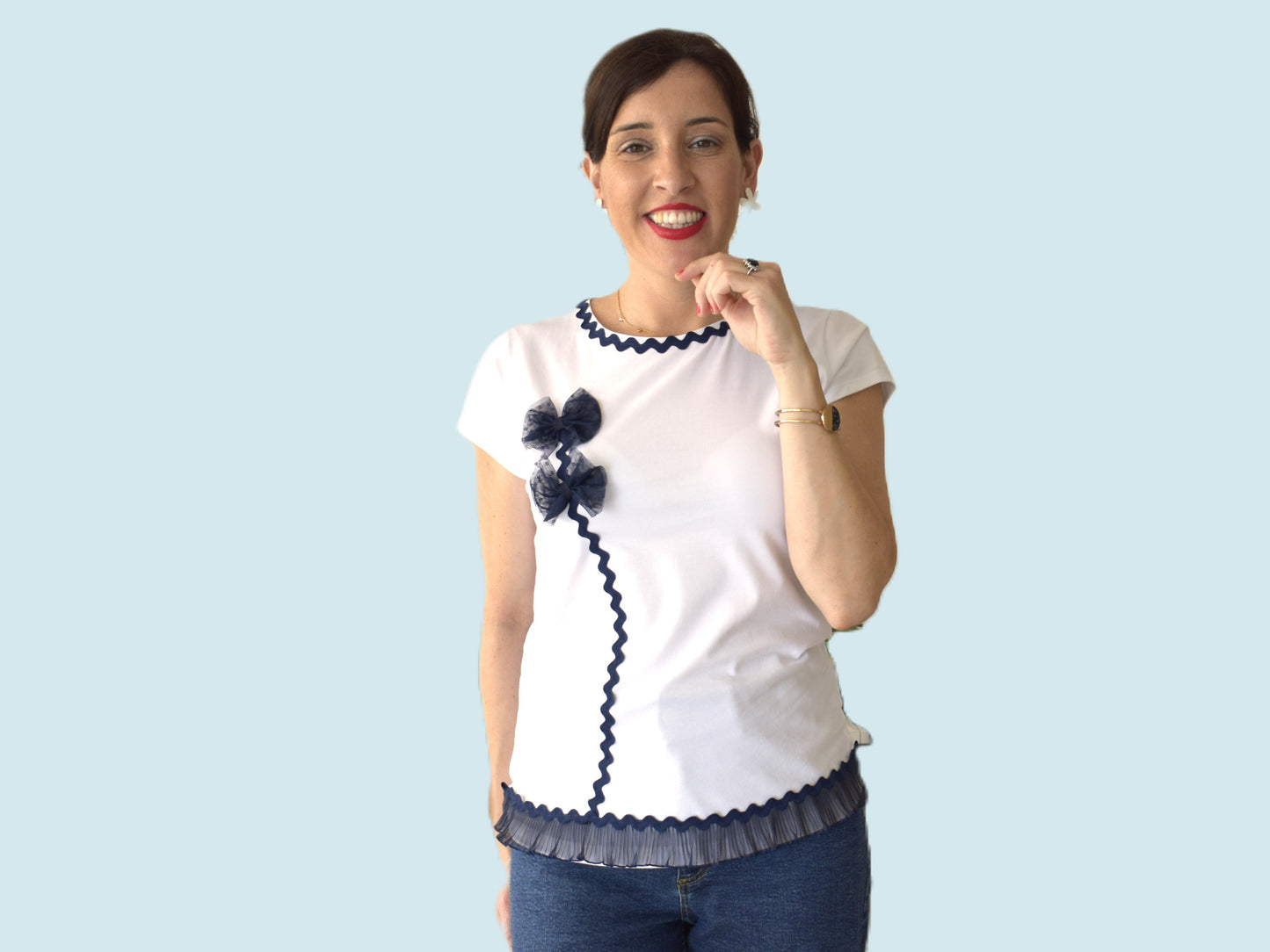 Flash de Camiseta Cisne Bleu
